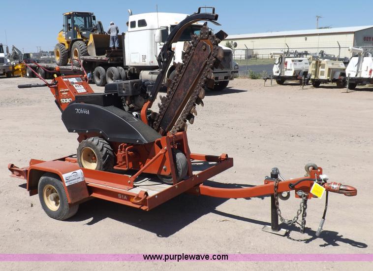 image for item F6014 2007 Ditch Witch 1330H walk behind trencher