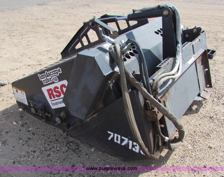image for item N9121 2007 Bobcat RL5B landscape rake skid steer attachment
