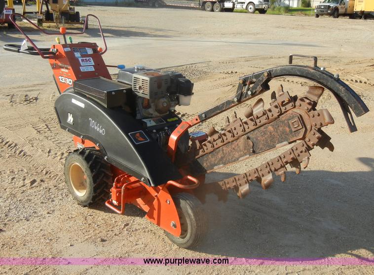 image for item U9258 2007 Ditch Witch 1330H walk behind trencher