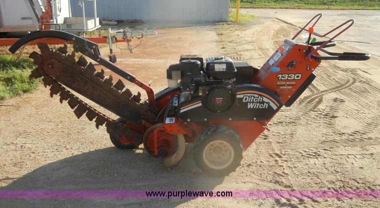 image for item U9258 2007 Ditch Witch 1330H walk behind trencher