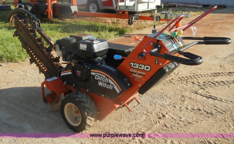 image for item U9258 2007 Ditch Witch 1330H walk behind trencher