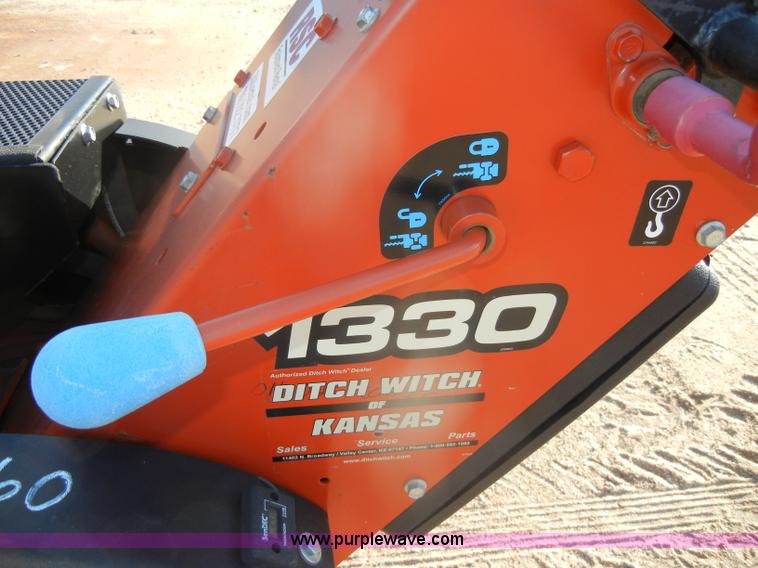 image for item U9258 2007 Ditch Witch 1330H walk behind trencher