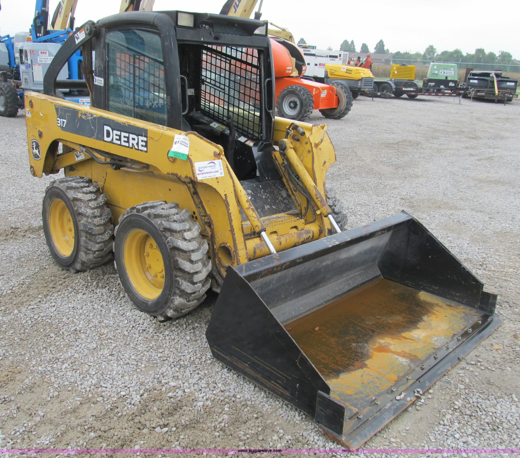 2006 John Deere 317 skid steer in Evansville, IN Item B2864 sold