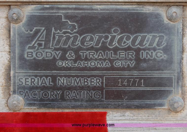 image for item C2767 1966 American 38' grain trailer
