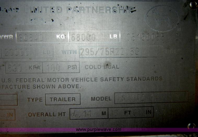 image for item D4147 2005 Great Dane 53' reefer trailer