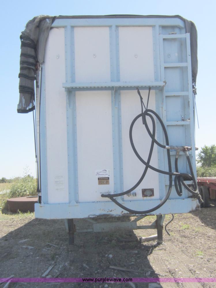 image for item D5610 1980 Bocats 40' chain floor open top trailer