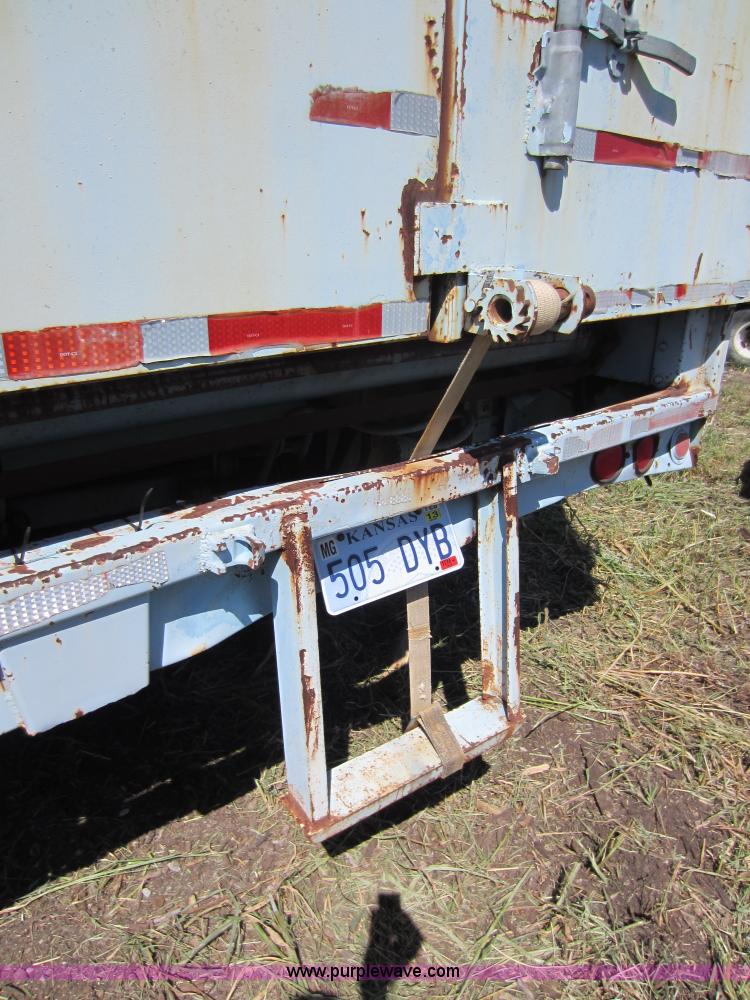 image for item D5610 1980 Bocats 40' chain floor open top trailer