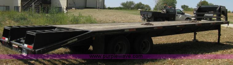 image for item B8061 2001 Legend dual tandem axle gooseneck trailer