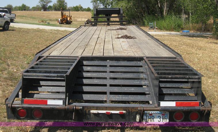 image for item B8061 2001 Legend dual tandem axle gooseneck trailer