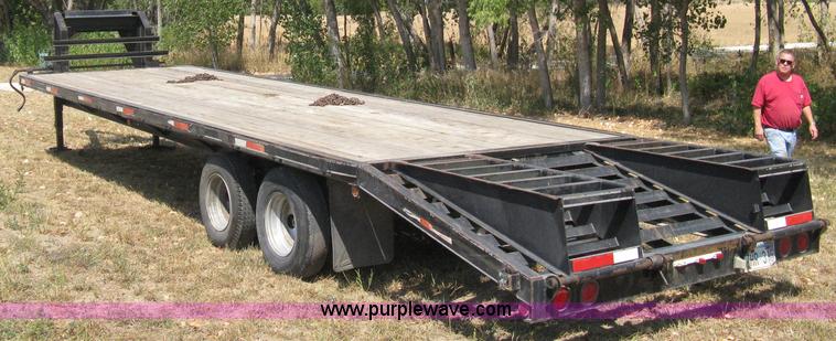 image for item B8061 2001 Legend dual tandem axle gooseneck trailer