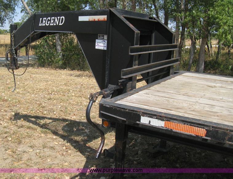 image for item B8061 2001 Legend dual tandem axle gooseneck trailer