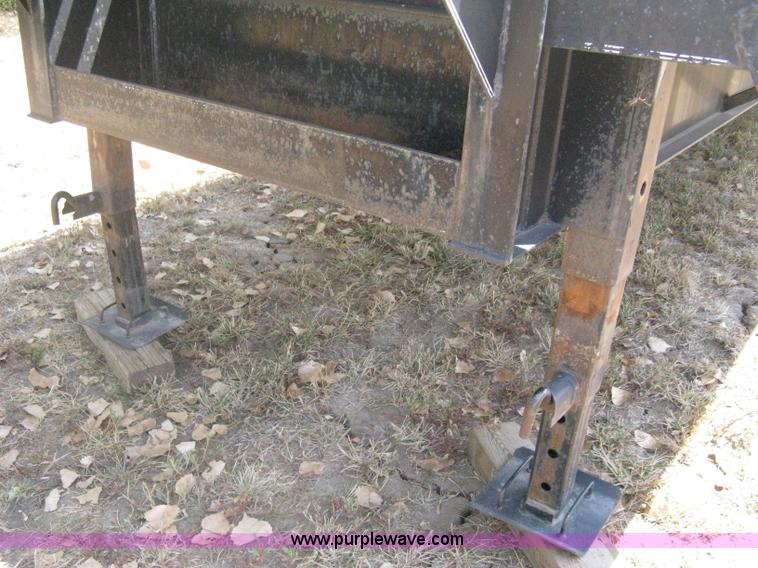 image for item B8061 2001 Legend dual tandem axle gooseneck trailer