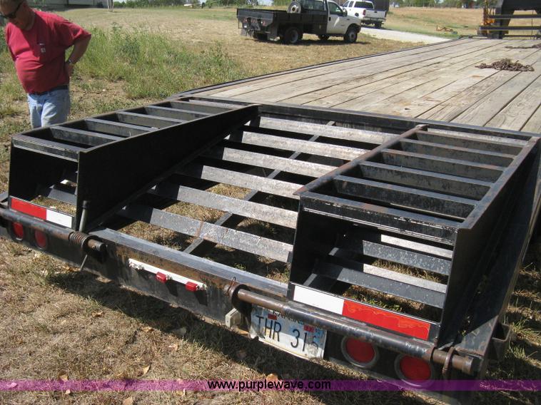 image for item B8061 2001 Legend dual tandem axle gooseneck trailer