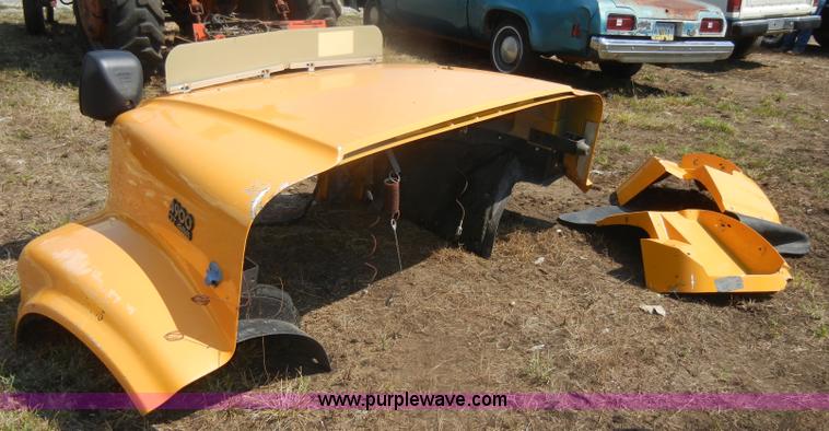 image for item D4611 International 4900 DT466 hood with fenders