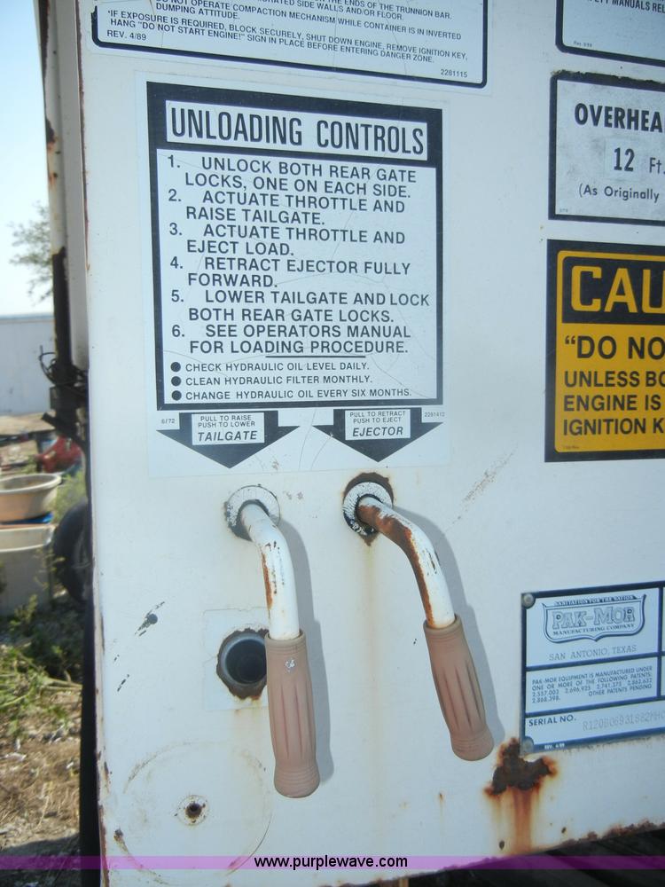 image for item D4614 Pak-Mor trash bed