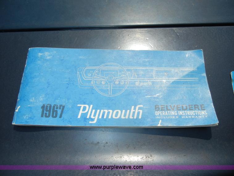 image for item D5628 1967 Plymouth Belvedere II