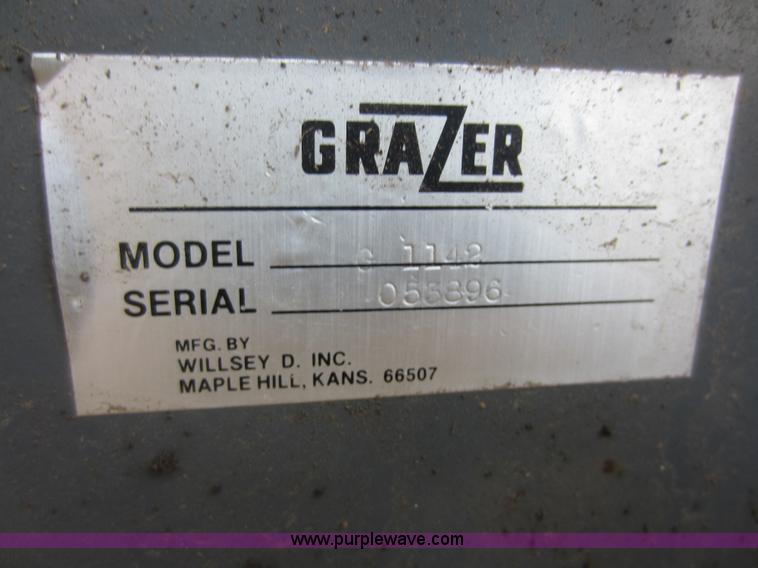image for item H9773 Grazer G1142 lawn mower