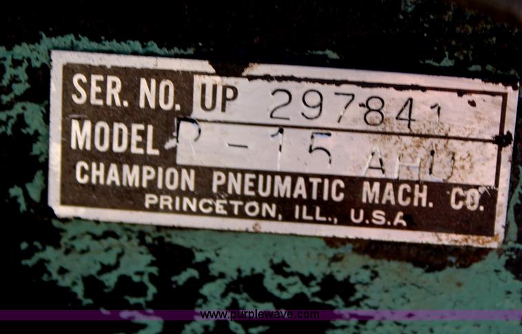 image for item O9331 Champion air compressor