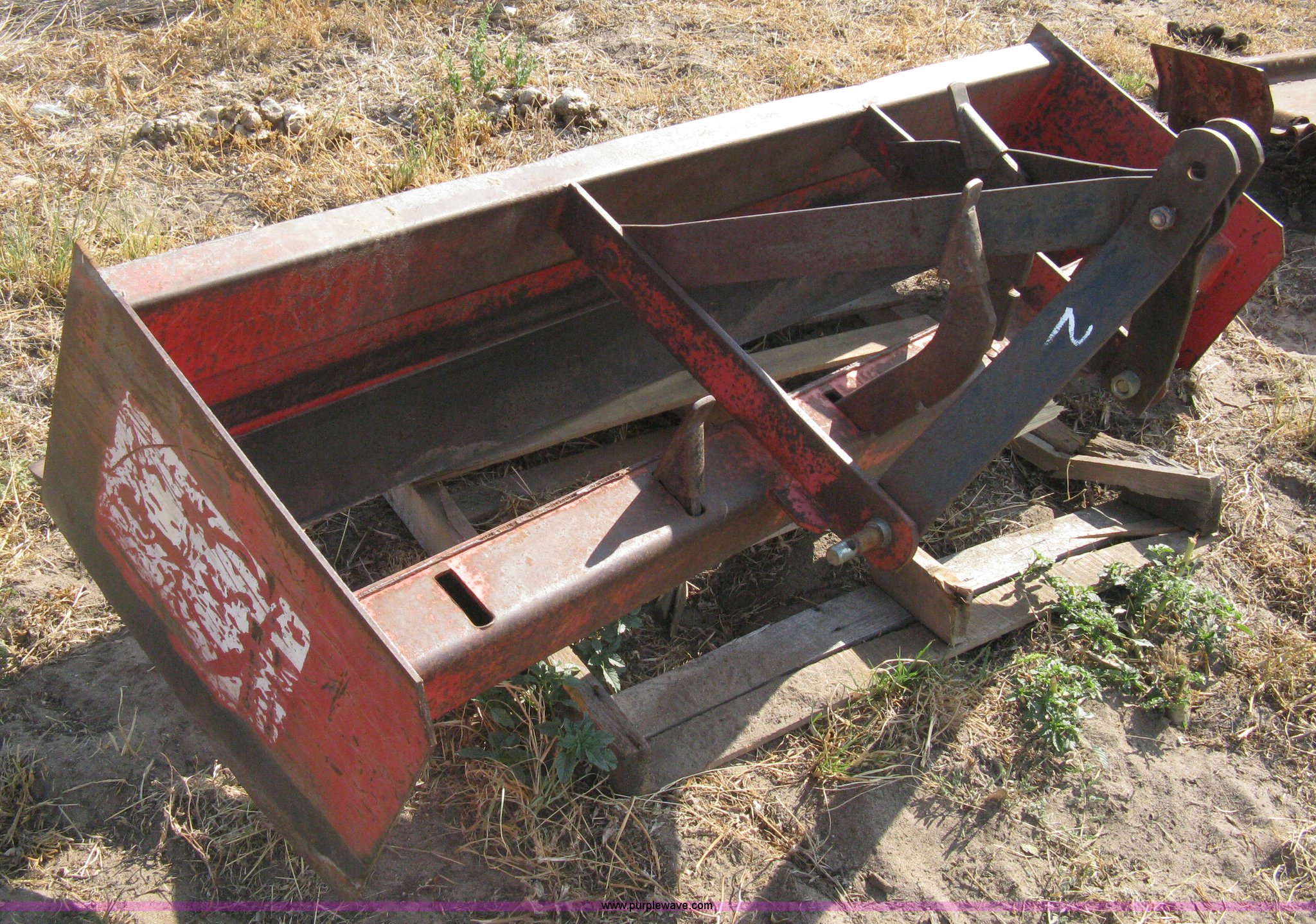 Three point box blade in Wichita, KS Item R9642 sold Purple Wave