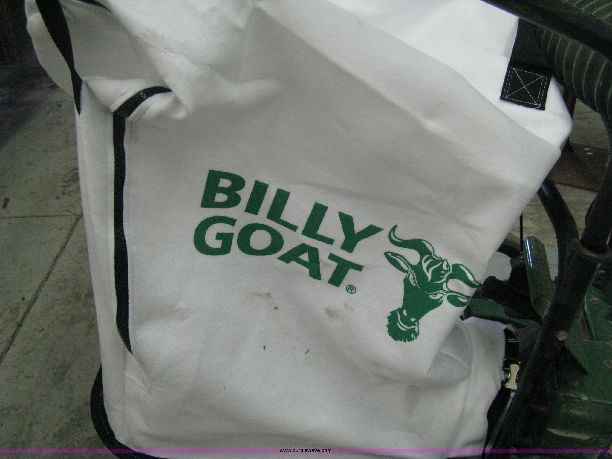 Billy Goat ProLawn vacuum in Wichita, KS Item R9660 sold Purple Wave