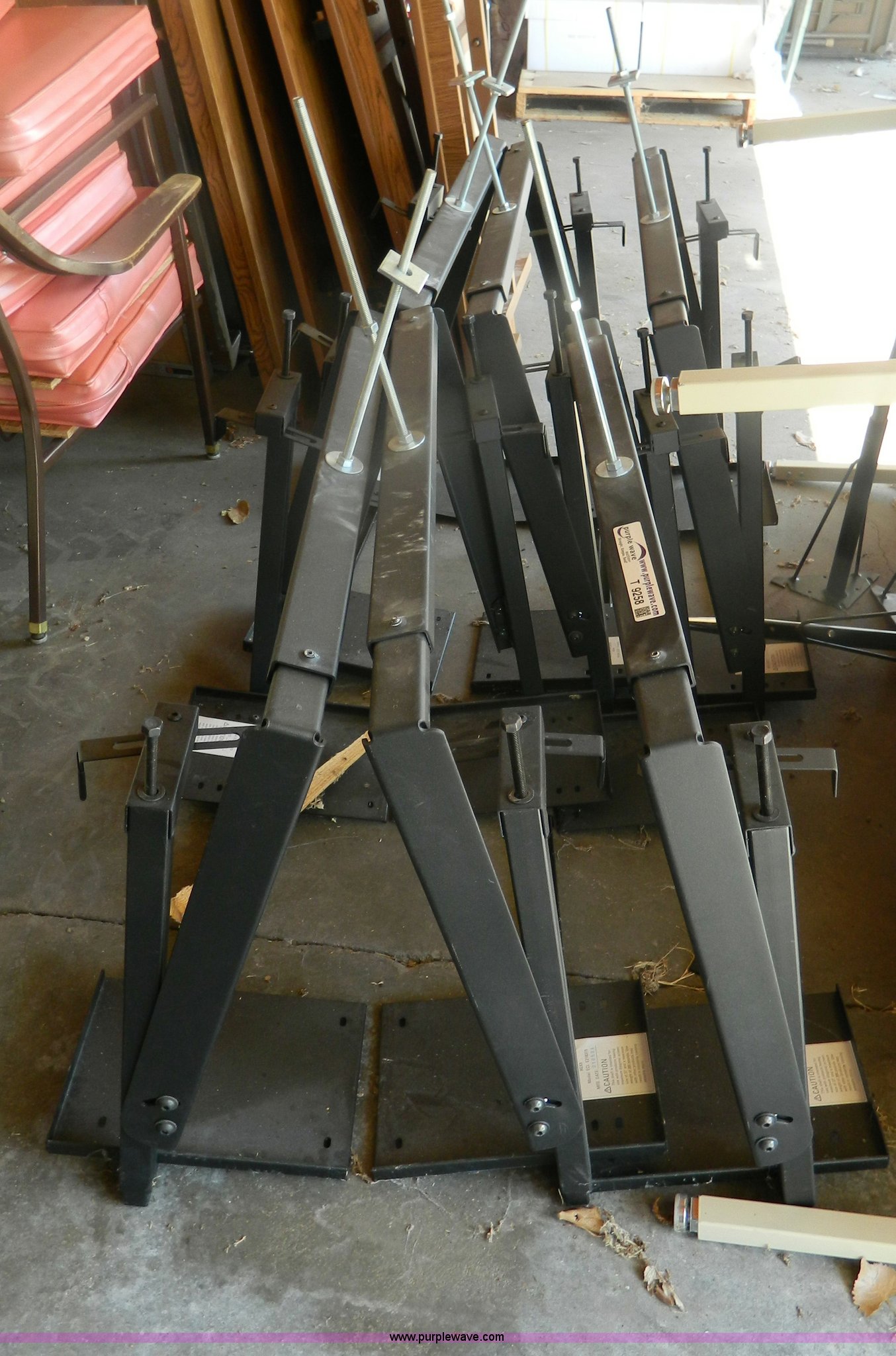 (6) hanging projection equipment racks in Claflin, KS | Item T9258 sold ...