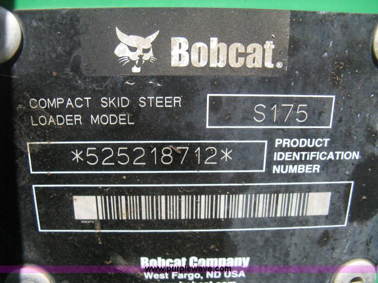 image for item B8068 2005 Bobcat S175 skid steer