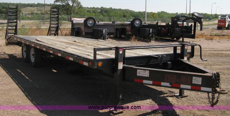 image for item B8079 2007 Load-Max tandem axle equipment trailer