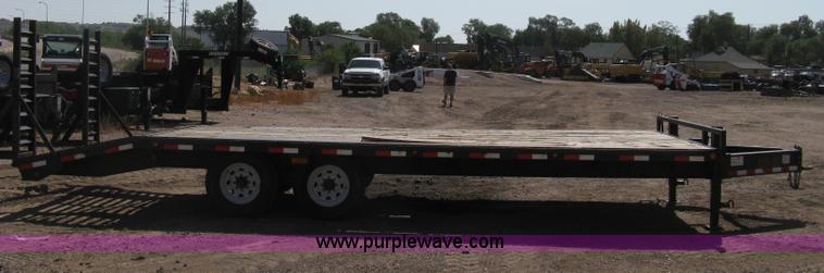 image for item B8079 2007 Load-Max tandem axle equipment trailer