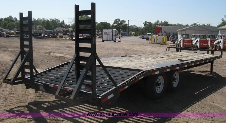 image for item B8079 2007 Load-Max tandem axle equipment trailer
