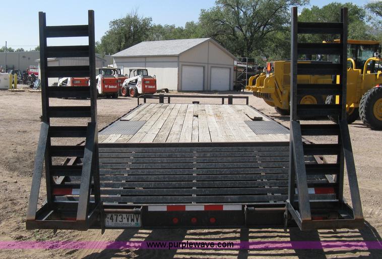image for item B8079 2007 Load-Max tandem axle equipment trailer