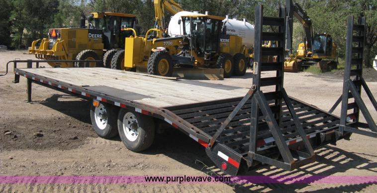 image for item B8079 2007 Load-Max tandem axle equipment trailer