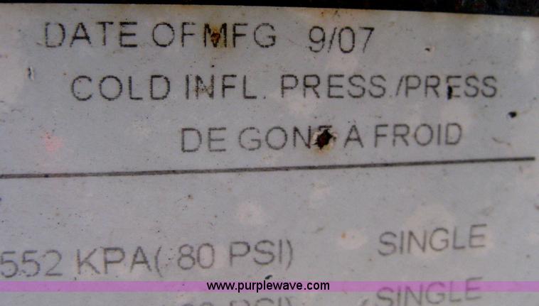 image for item B8079 2007 Load-Max tandem axle equipment trailer