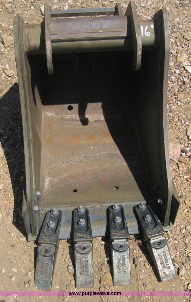 image for item B8081 Bobcat 16" toothed excavator bucket