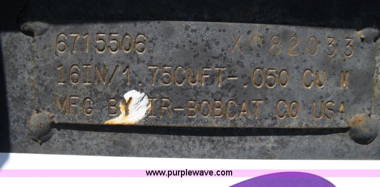 image for item B8083 Bobcat 16" toothed excavator bucket