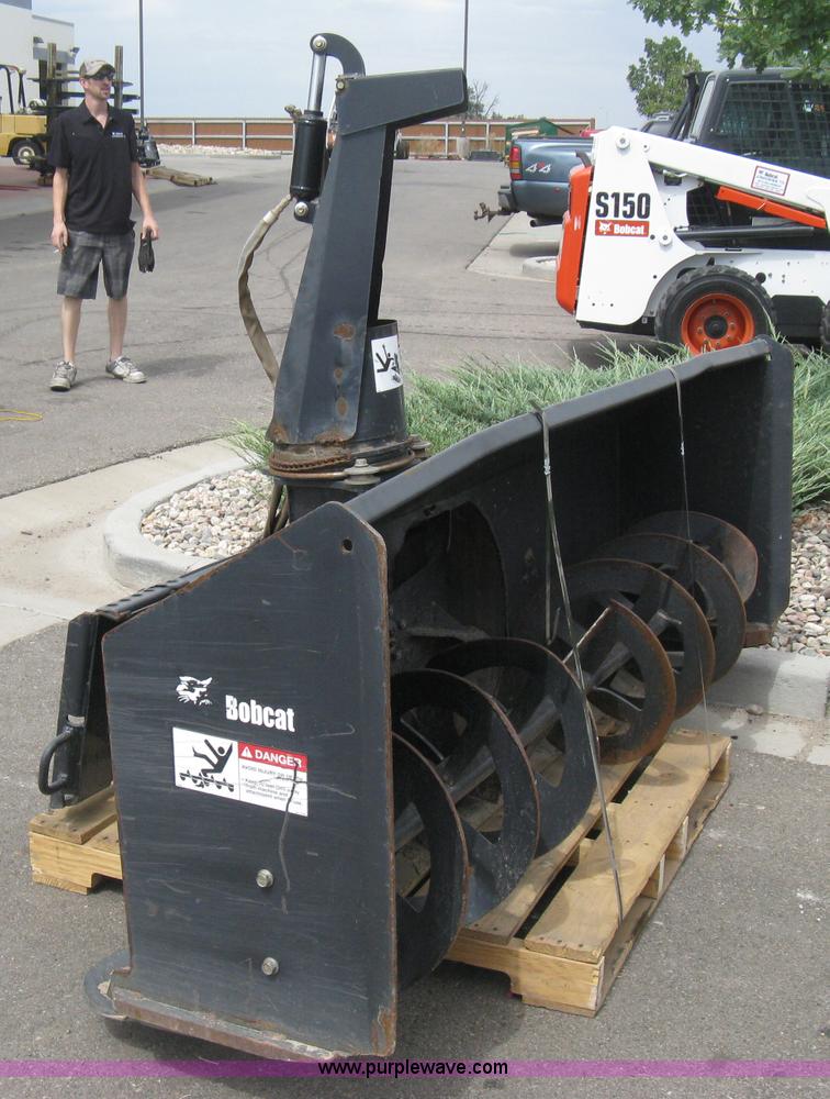 image for item B8086 2005 Bobcat SBX240 skid steer snow blower