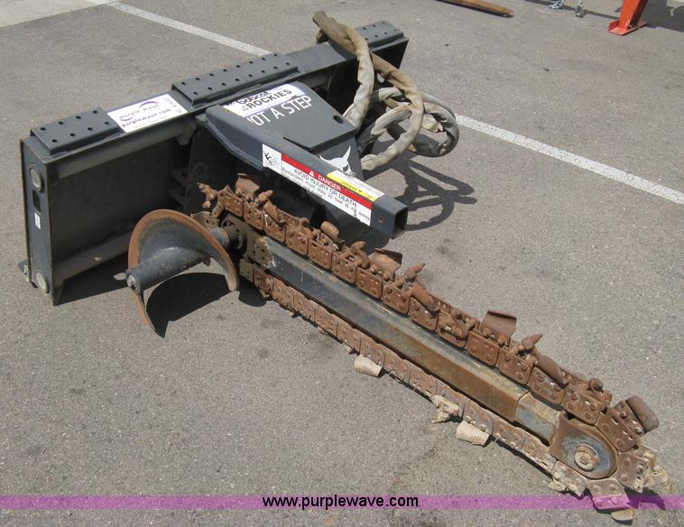 image for item B8087 2005 Bobcat LT213 trencher skid steer attachment
