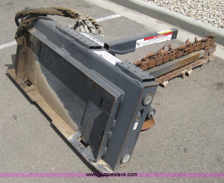 image for item B8087 2005 Bobcat LT213 trencher skid steer attachment