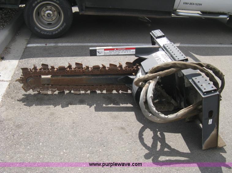image for item B8087 2005 Bobcat LT213 trencher skid steer attachment