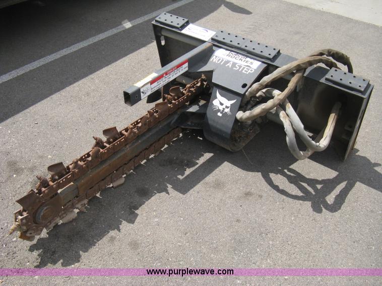 image for item B8087 2005 Bobcat LT213 trencher skid steer attachment