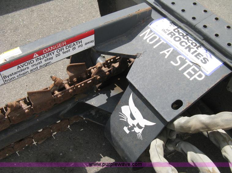 image for item B8087 2005 Bobcat LT213 trencher skid steer attachment