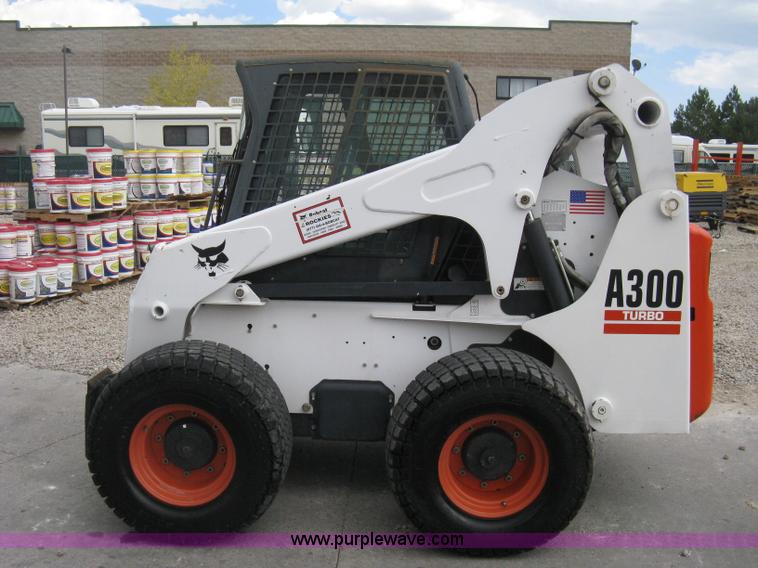 image for item B8093 2002 Bobcat A300 Turbo skid steer