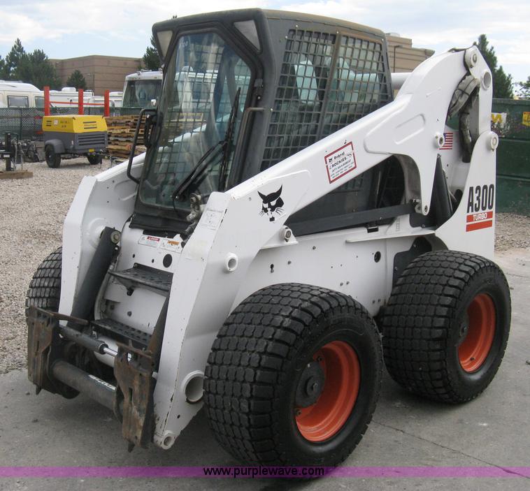 image for item B8093 2002 Bobcat A300 Turbo skid steer