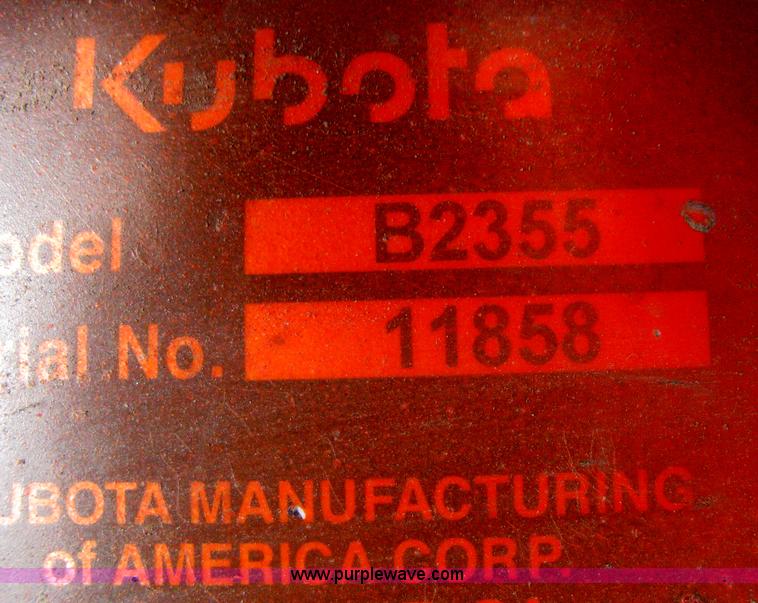 image for item B8095 2008 Kubota B3030 MFWD tractor