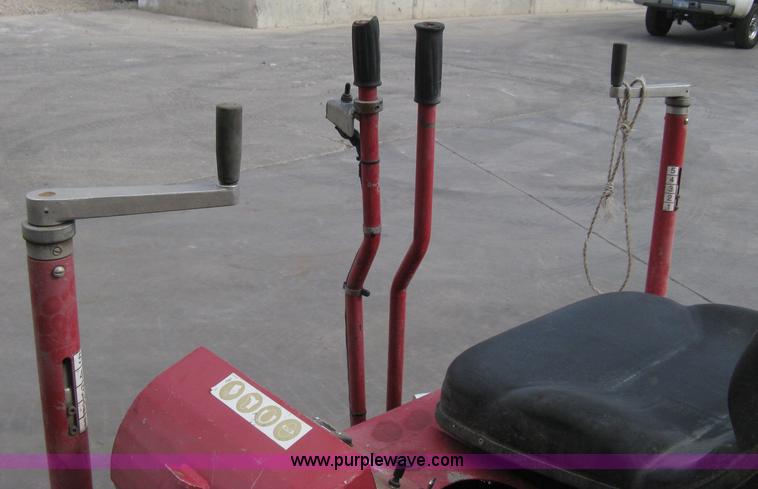 image for item B8101 2002 Razorback Rider Pro 1200 Professional Series ride-on power trowel