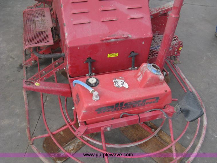 image for item B8101 2002 Razorback Rider Pro 1200 Professional Series ride-on power trowel