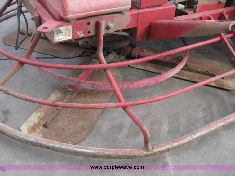 image for item B8101 2002 Razorback Rider Pro 1200 Professional Series ride-on power trowel