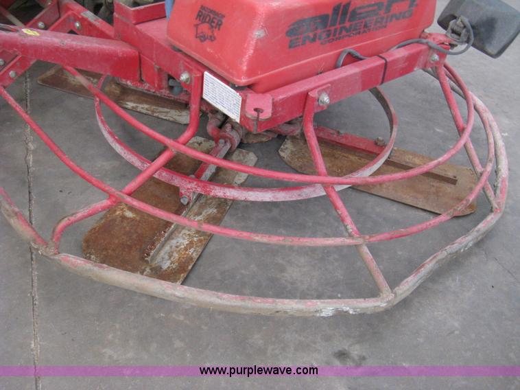 image for item B8101 2002 Razorback Rider Pro 1200 Professional Series ride-on power trowel