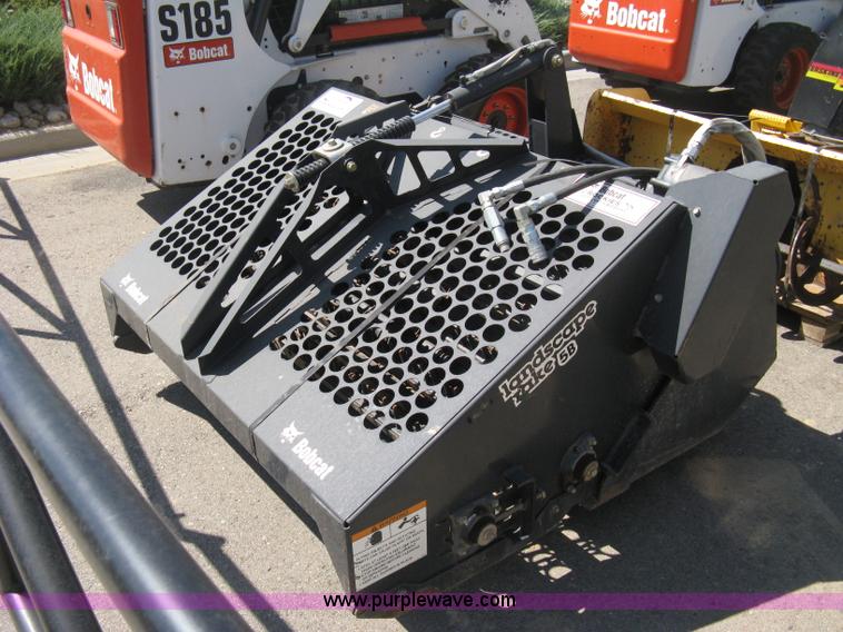 image for item B8104 2007 Bobcat LR5B landscape rake skid steer attachment