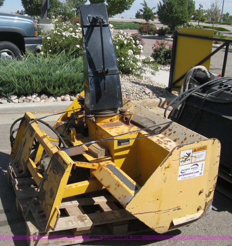 image for item B8105 Erskine 1812 snow blower skid steer attachment