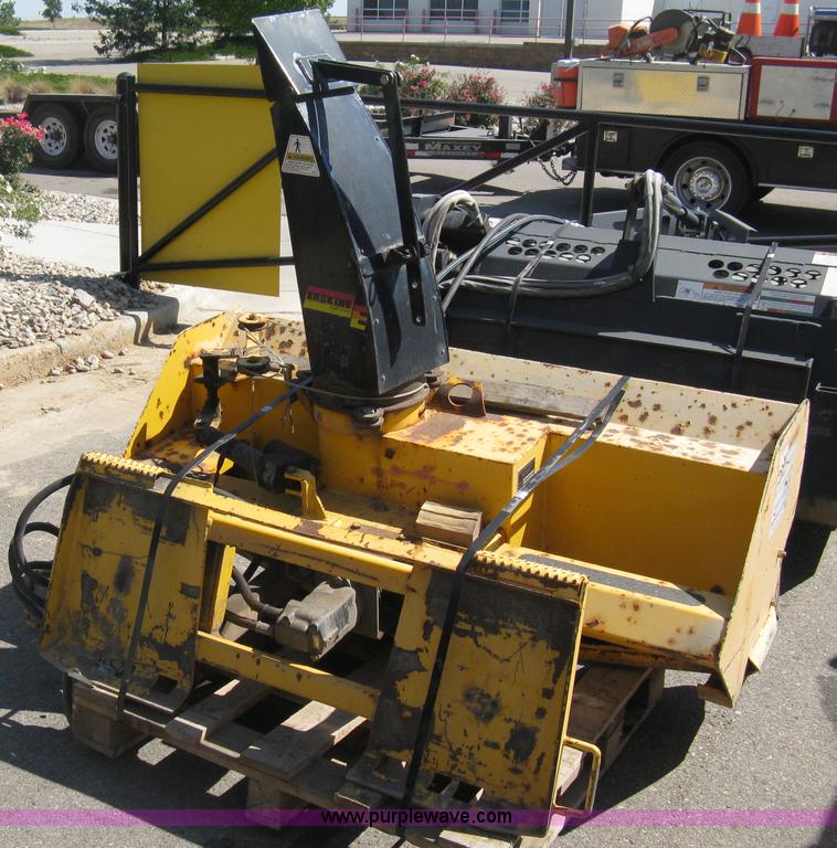 image for item B8105 Erskine 1812 snow blower skid steer attachment